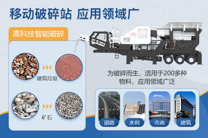 移動(dòng)式破碎站應用廣泛